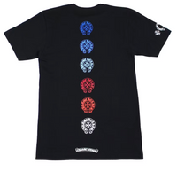 Chrome Hearts Multi Color Horse Shoe T-shirt Black