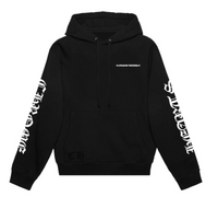 Chrome Hearts Black Tire Track-Crosses Hoodie