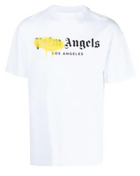 Palm Angels LA Spray Logo T-shirt White