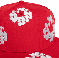 Denim Tears New Era Cotton Wreath 59/50 Cap Red