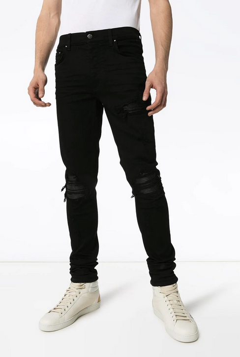 AMIRI  MX1 distressed-effect slim-fit jeans