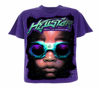 Hellstar Goggles T-Shirt Purple