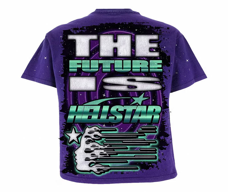 Hellstar Goggles T-Shirt Purple