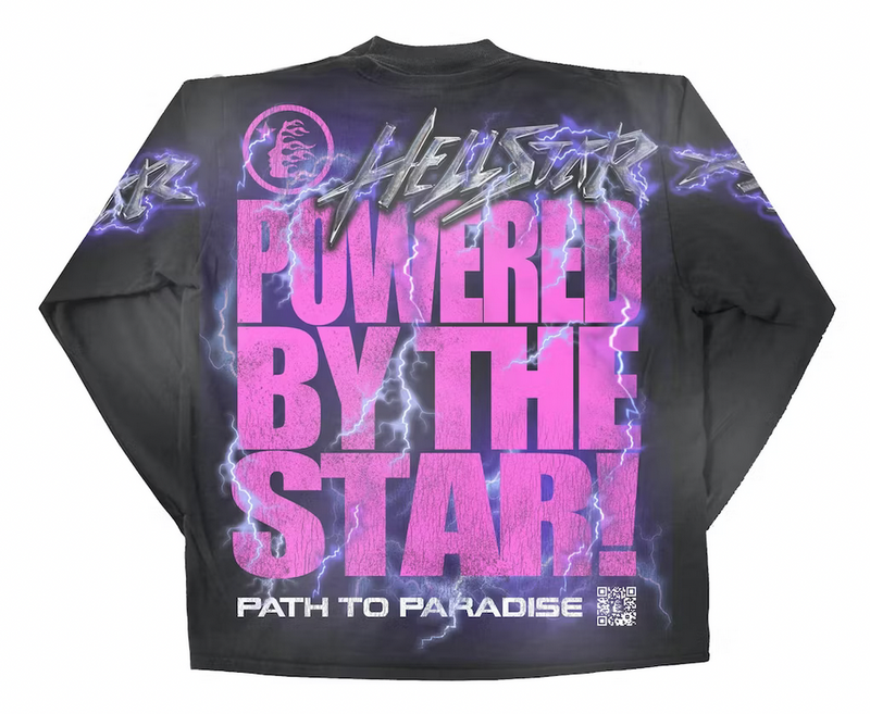 Hellstar Powered By The Star L/S Tee Black