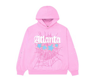 Sp5der Atlanta Hoodie Pink