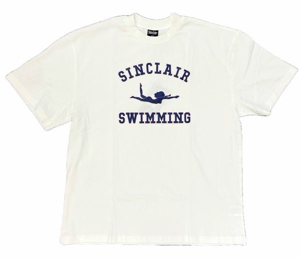 Sinclair Swimming Tee White