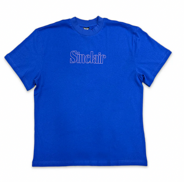 Sinclair Outline Tee Blue
