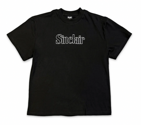 Sinclair Outline Tee Black