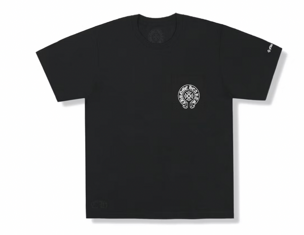 Chrome Hearts Horse Shoe Logo Pocket T-Shirt Black NYC