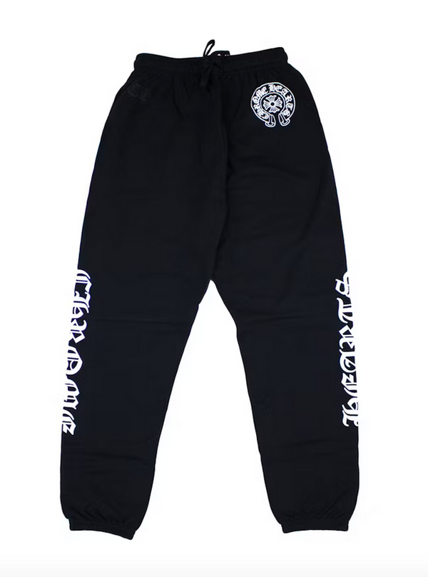 Chrome Hearts Horse Shoe Logo Sweatpants Black