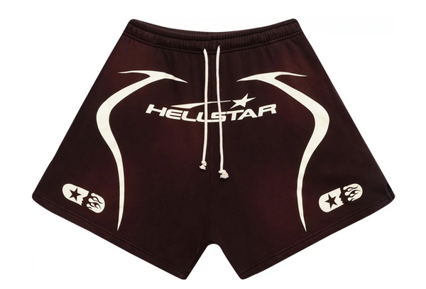 Hellstar Warm Up Shorts 'Brown'