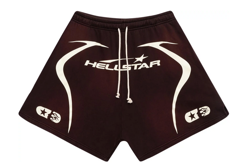 Hellstar Warm Up Shorts 'Brown'