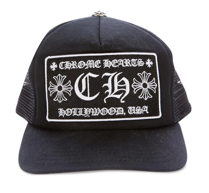 Chrome Hearts Ch Hollywood Trucker Hat 'Black'