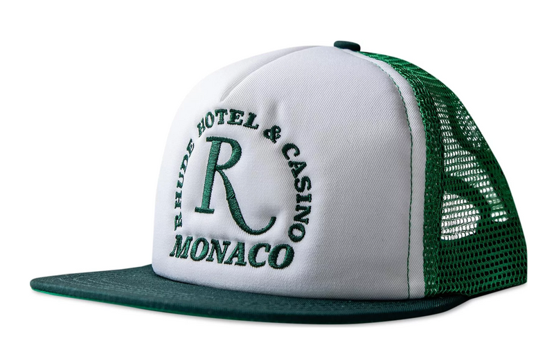 Rhude Hotel Trucker Hat 'Hunter Green/White'