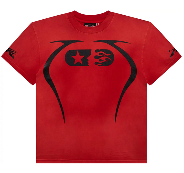 Hellstar Warm Up T-Shirt 'Red'