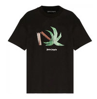 Palm Angels Broken Palm Classic Tee 'Black/Green'