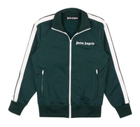 Palm Angels Classic Track Jacket 'Green/White'