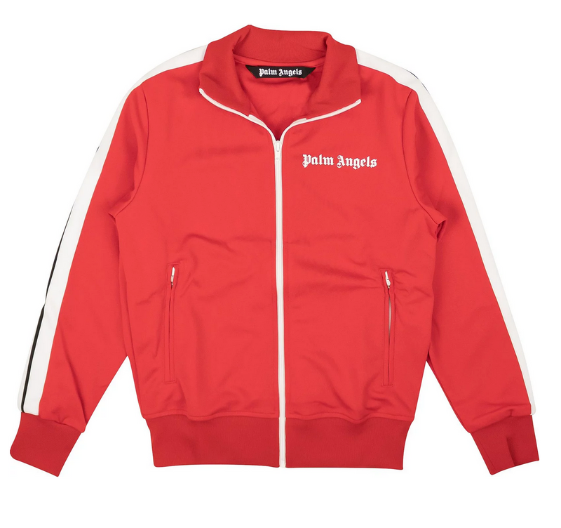 Palm Angels Classic Track Jacket 'Red/White'