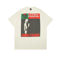 Saint Michael x Denim Tears Lives Crew T-Shirt 'White'