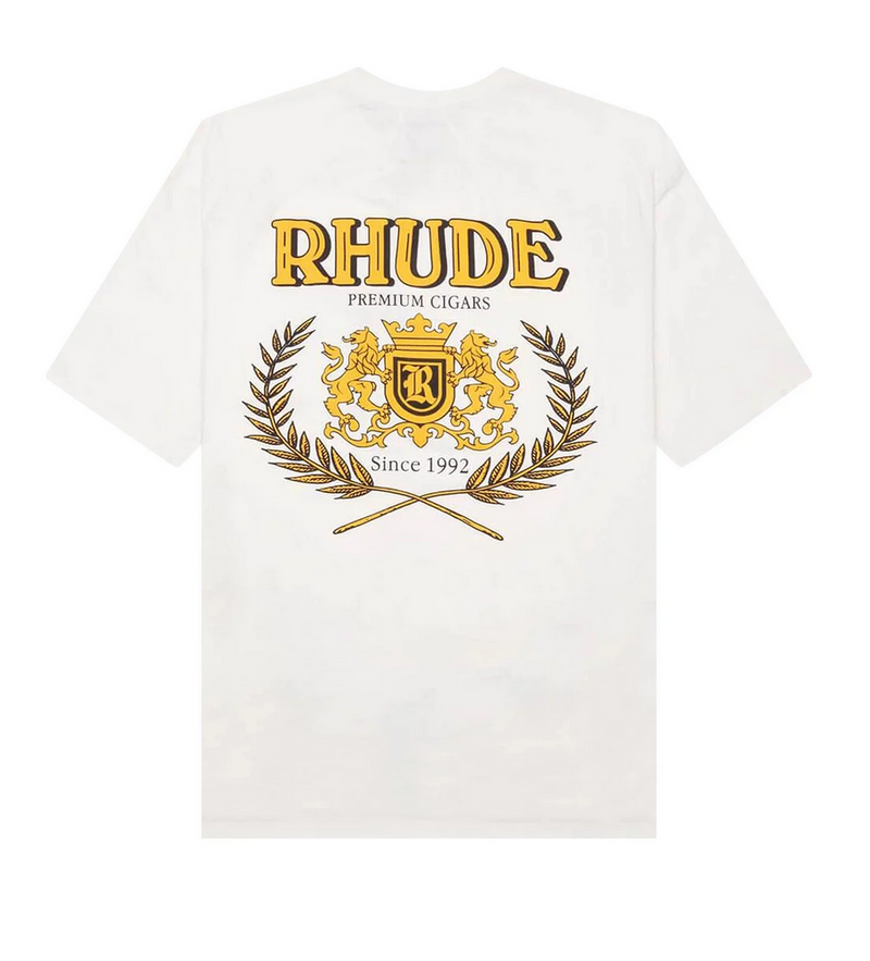 Rhude Cresta Cigar Tee 'Vintage White'