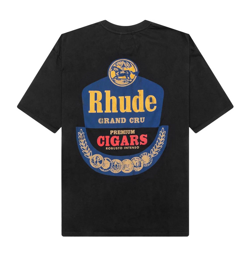 Rhude Grand Cru Tee 'Vintage Black'