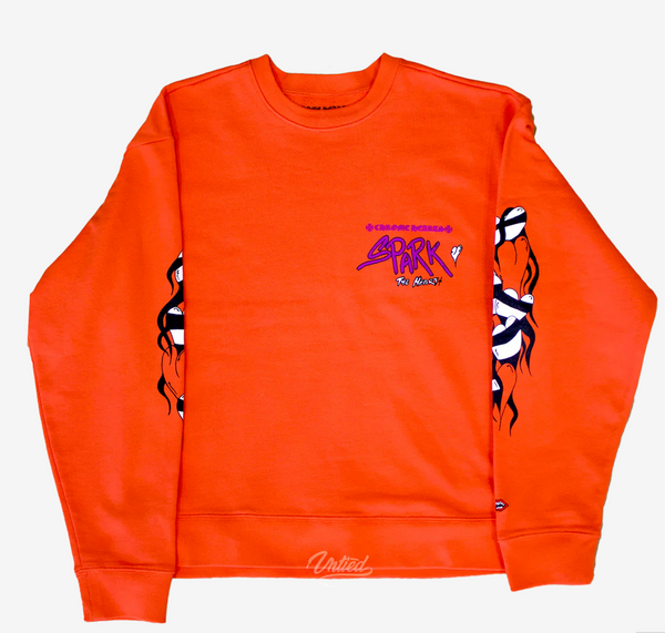 Chrome Hearts Matty Boy Crewneck Spark the Heart 