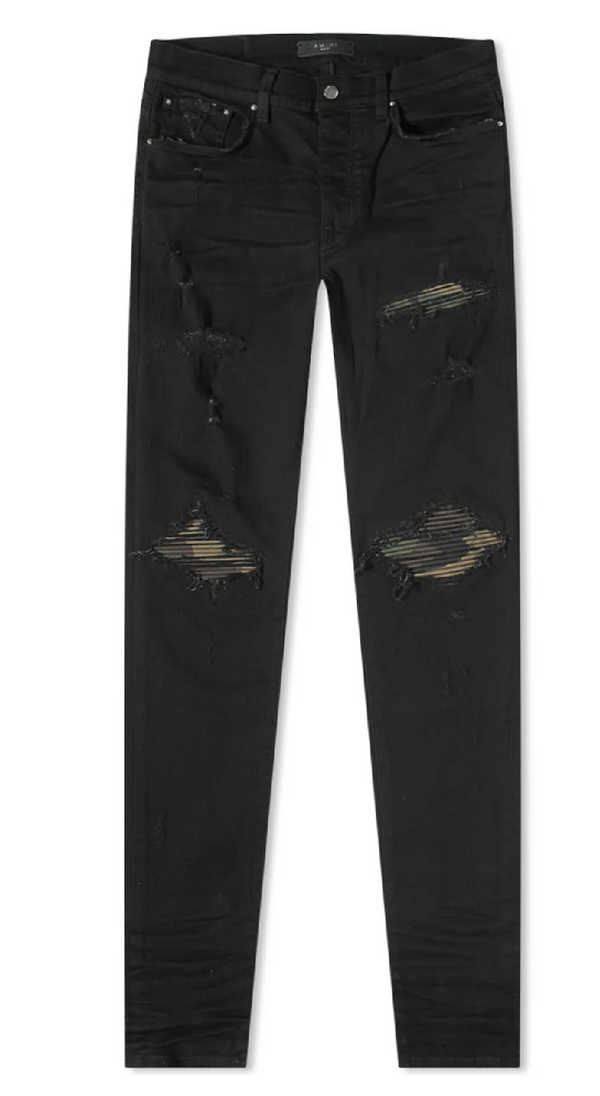 AMIRI MX1 Camo Jeans black