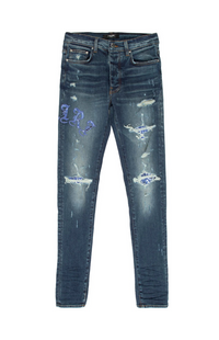 Amiri Skinny Old English Logo Jean 'Deep Classic'