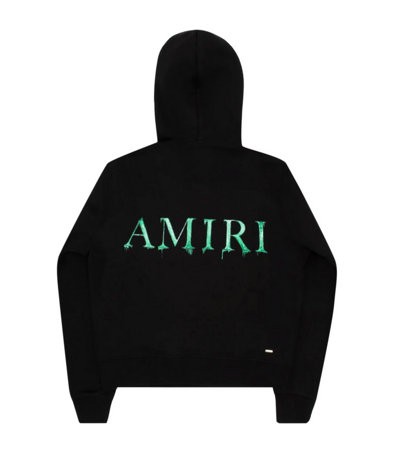 Amiri Watercolor MA Hoodie 'Black/Green'