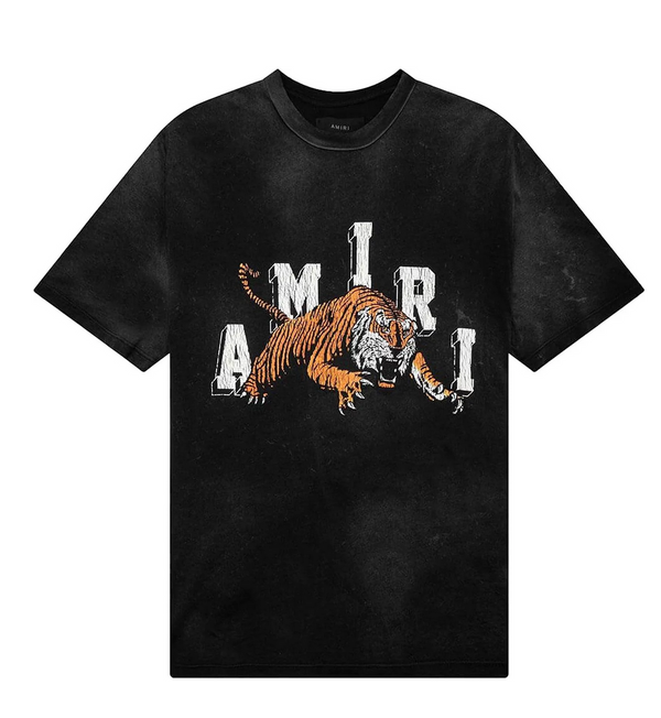 Amiri Vintage Tiger Tee 'Black'