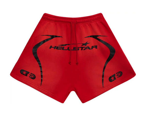 Hellstar Warm Up Shorts 'Red'