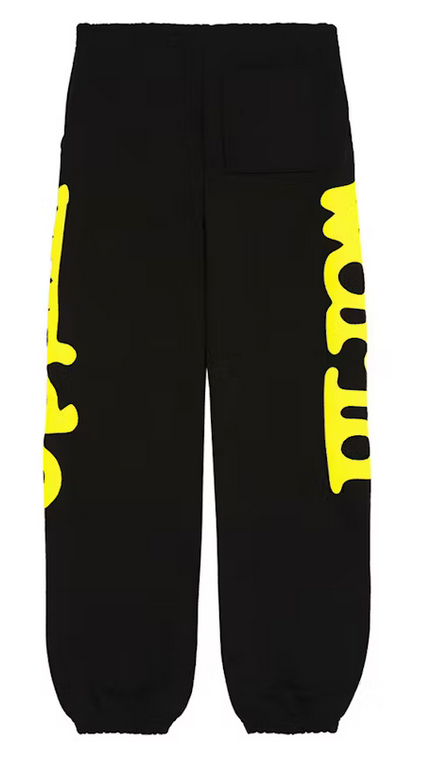 Sp5der Beluga Sweatpants Onyx/Yellow