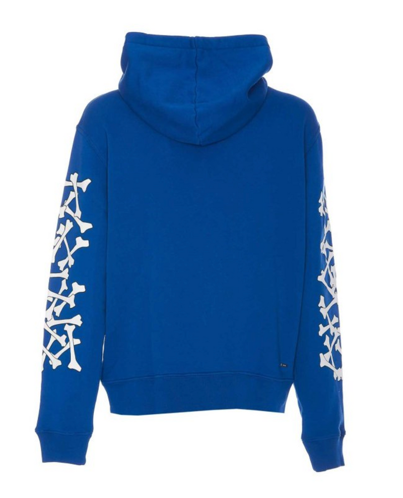 Amiri Stacked Bones Hoodie Blue