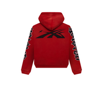 Hellstar Halloween Skeleton Airbrushed Hoodie 'Red'