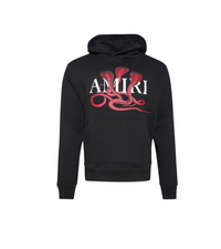 Amiri Snake Hoodie 'Black/Red'