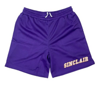 Sinclair Purple Mesh Shorts