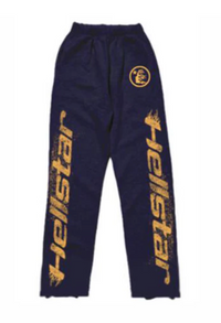 Hellstar Speed Sweatpants Navy/Yellow