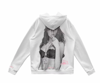 Chrome Hearts "Laurie Lynn Stark 'Love You' Photo" Hoodie White/Pink