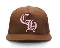 Chrome Hearts CH Baseball Hat Brown/Pink