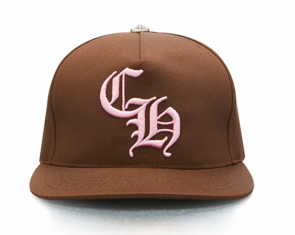Chrome Hearts CH Baseball Hat Brown/Pink