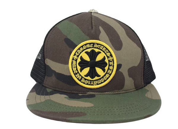 Chrome Hearts Plus Cross Seal Stamp Trucker Hat