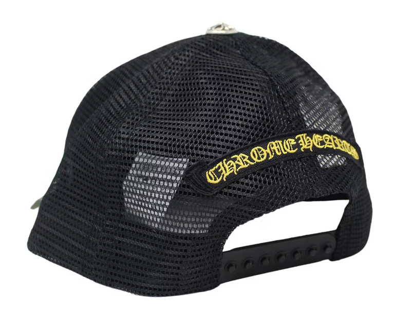 Chrome Hearts Plus Cross Seal Stamp Trucker Hat