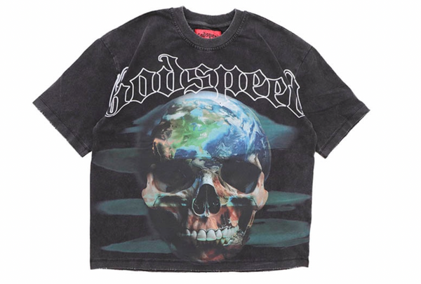 GODSPEED SKLOBE T-SHIRT (BLACK WASH)