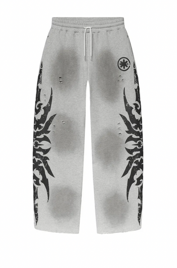 LostShdws Complex Con Exclusive Acid Wash Sweatpants Grey