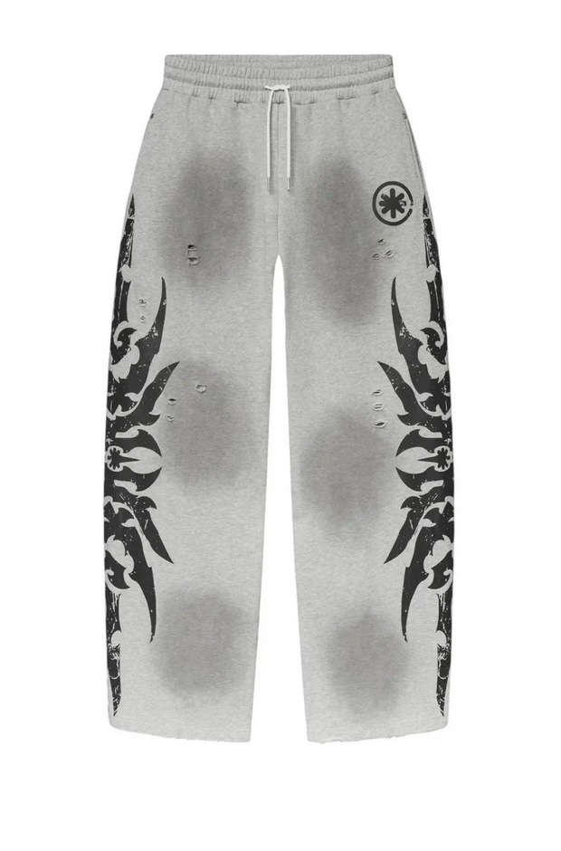 LostShdws Complex Con Exclusive Acid Wash Sweatpants Grey