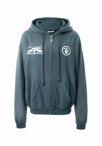 Hellstar Mirror Face Zip-Up Hoodie Green