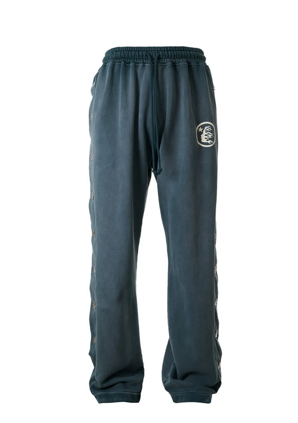 Hellstar Mirror Faced Sweatpants Green