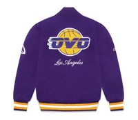 OVO x NBA Lakers Varsity Jacket Purple