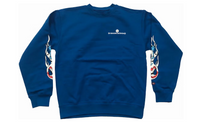 Chrome Hearts Matty Boy Space Crewneck Sweatshirt Blue
