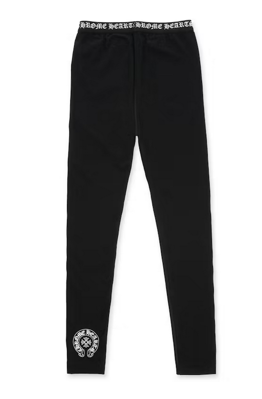 Chrome Hearts Logo Leggings Black